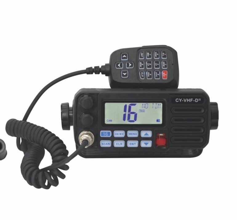 Εγκατάσταση ραδιοφώνου VHF GMDSS Στυλ χειροκίνητου τερματικού με περιοχή συχνοτήτων 156,05-163,2 MHz
